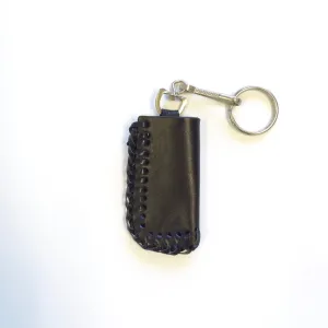 LC02-23  Laced Lighter Case- Plain Black