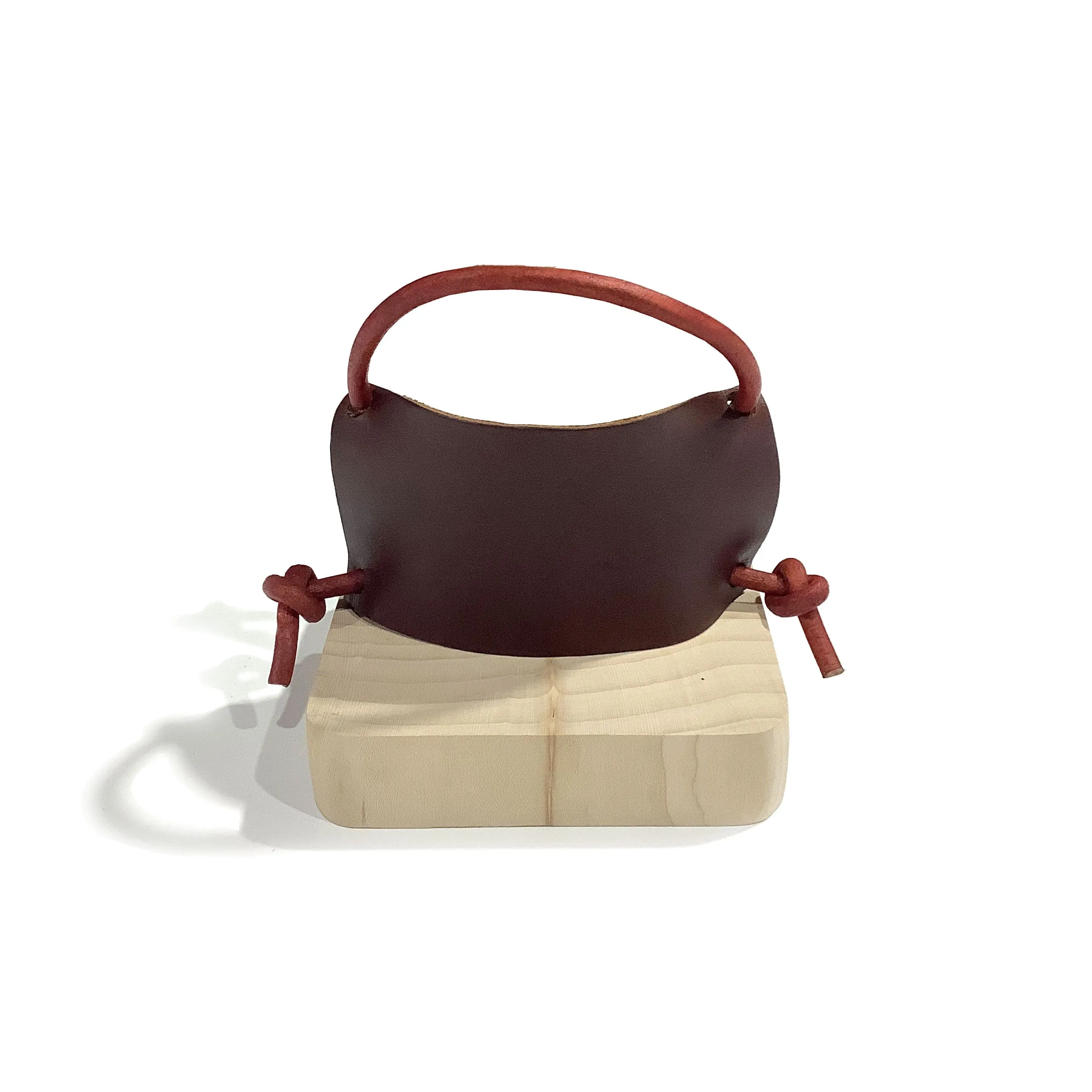 Leather Bat Holder | Espresso / Bat Hanger