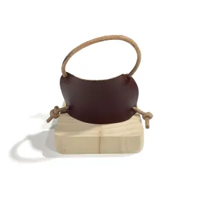 Leather Bat Holder | Espresso / Bat Hanger
