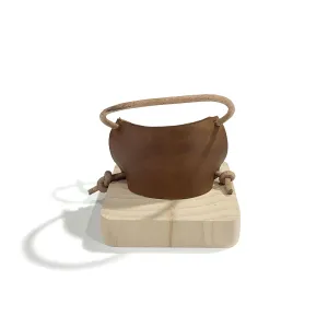 Leather Bat Holder | Saddle / Bat Hanger