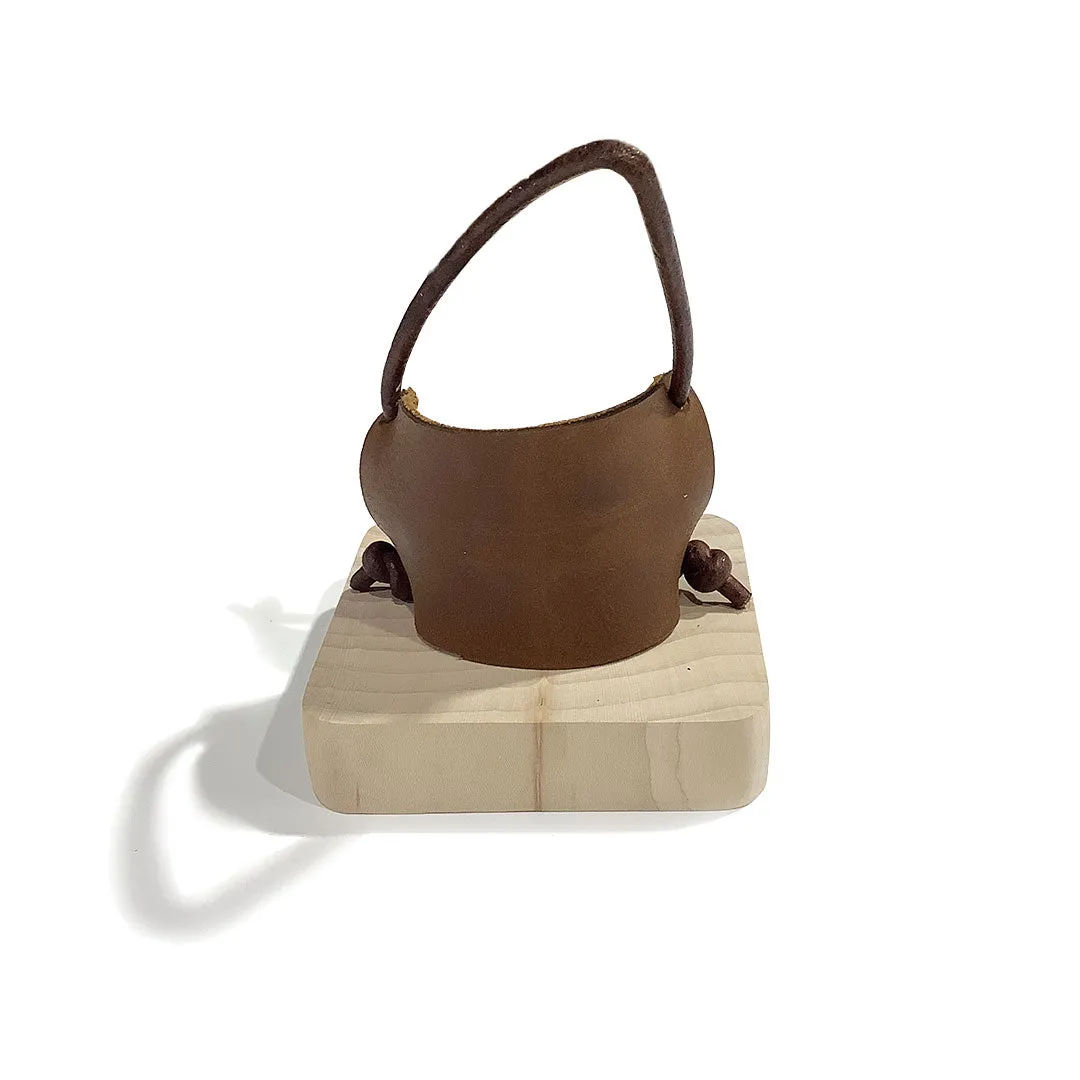 Leather Bat Holder | Saddle / Bat Hanger