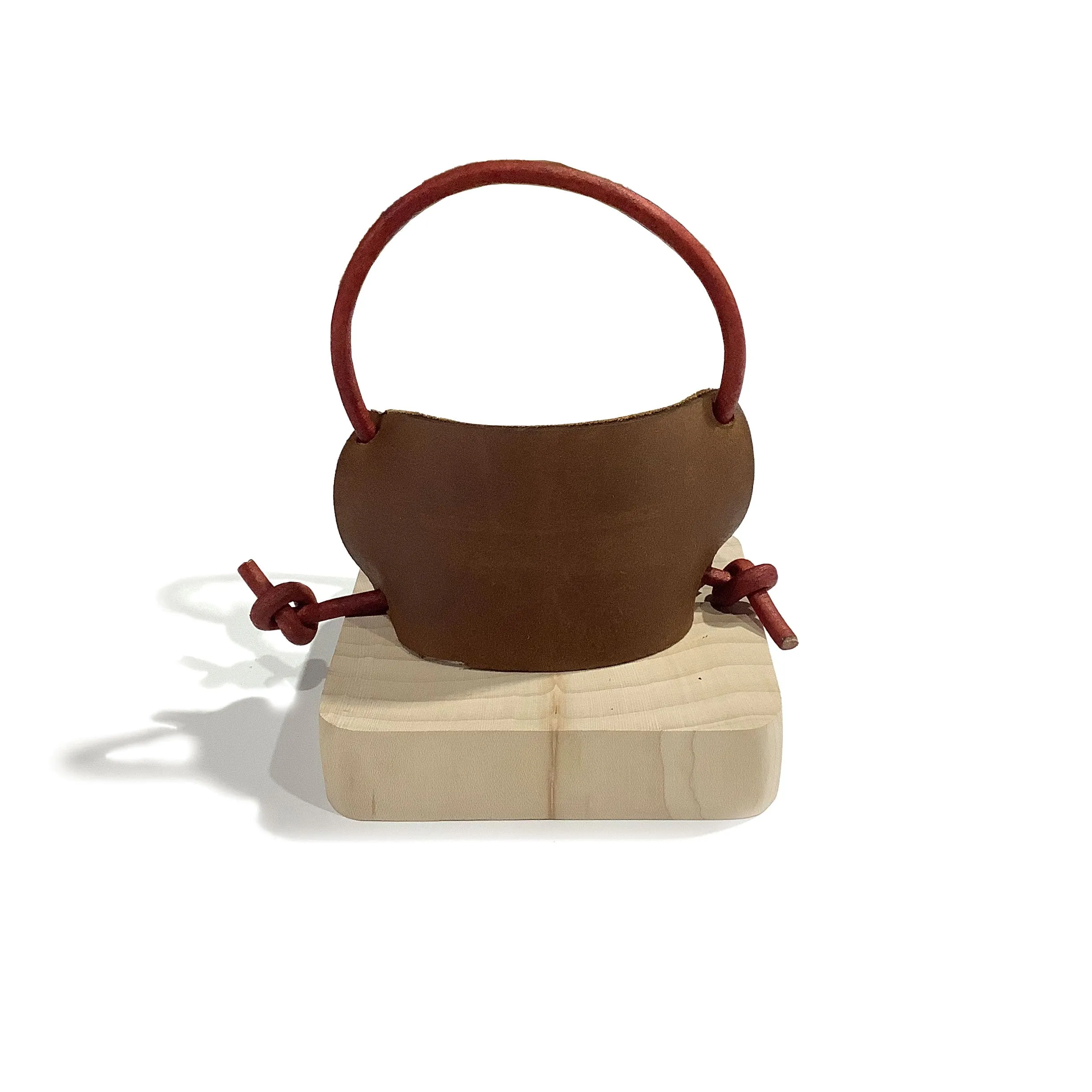 Leather Bat Holder | Saddle / Bat Hanger