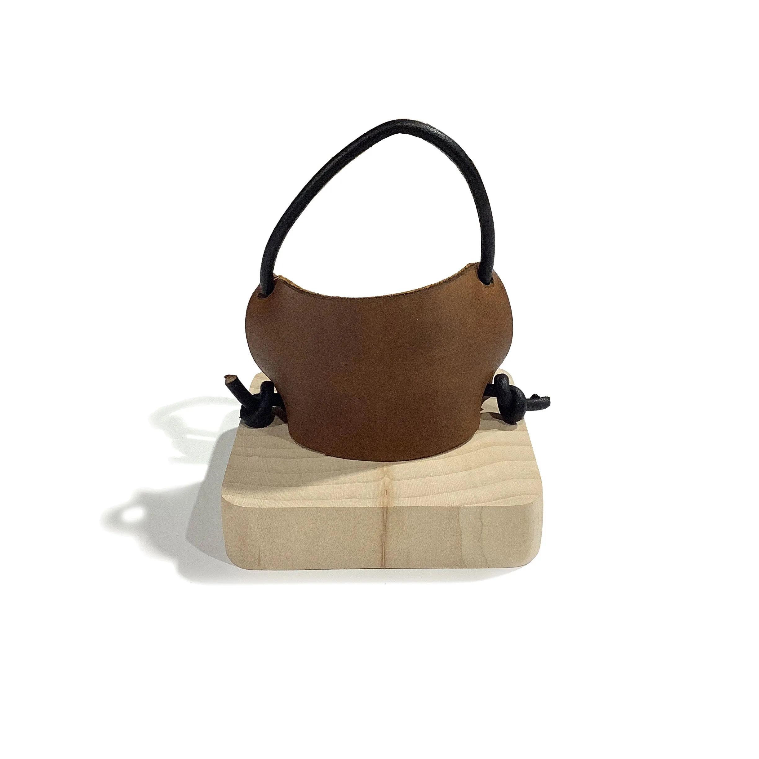 Leather Bat Holder | Saddle / Bat Hanger