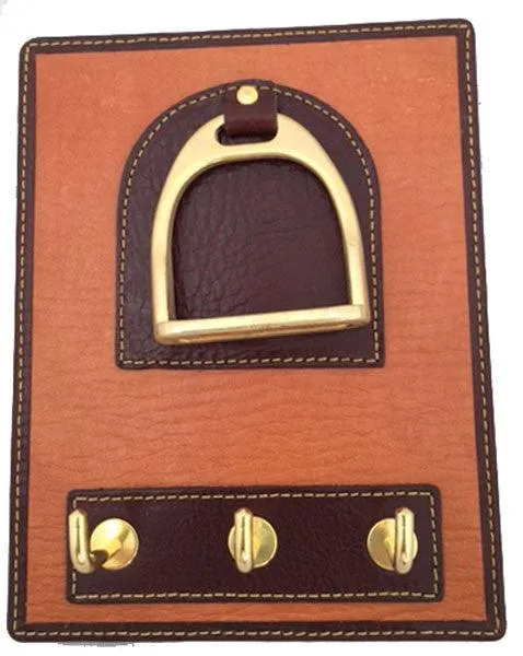 Leather Horse Stirrup Design Key Rack