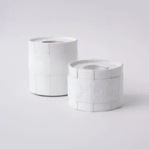 Leather-Look Tea Light Holders