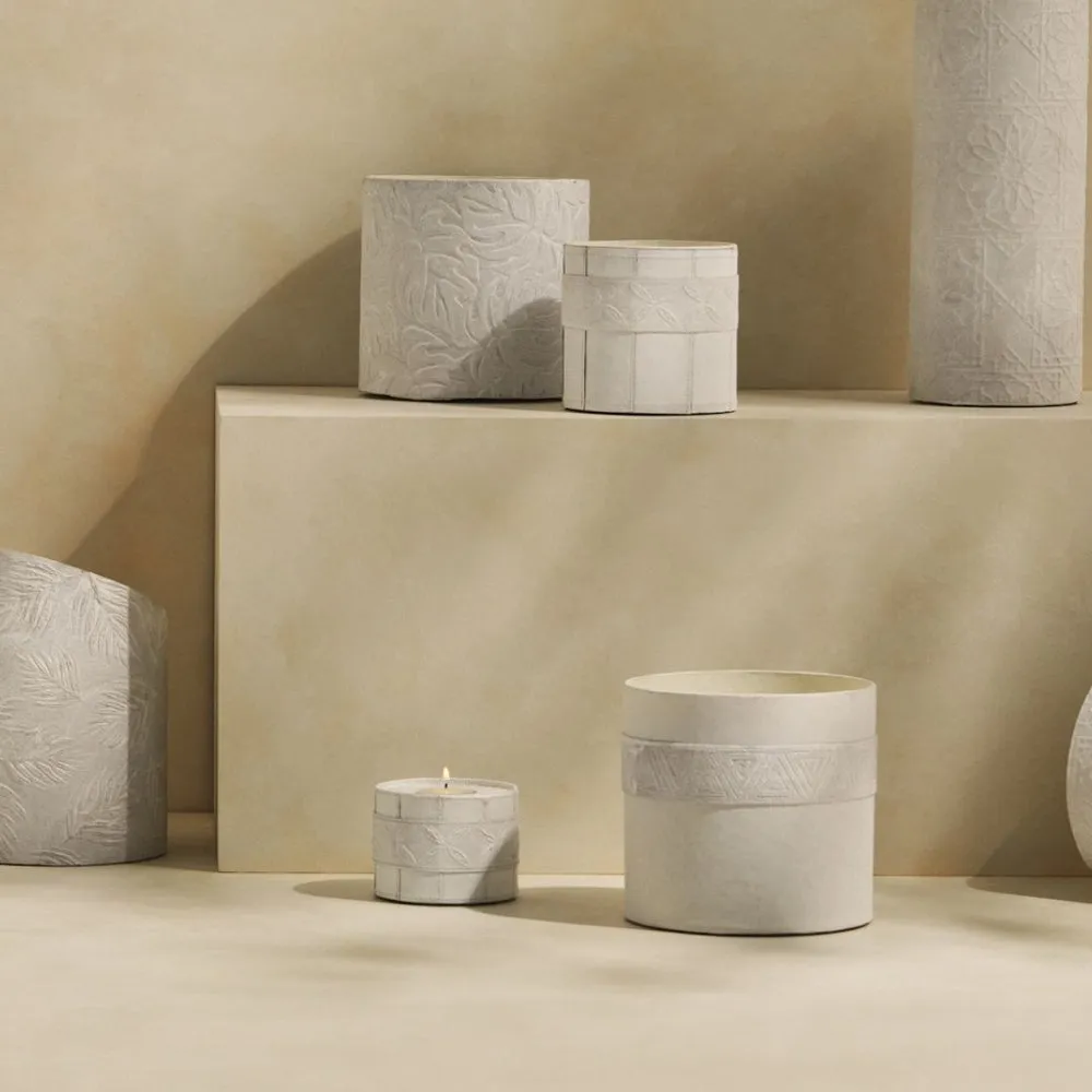 Leather-Look Tea Light Holders