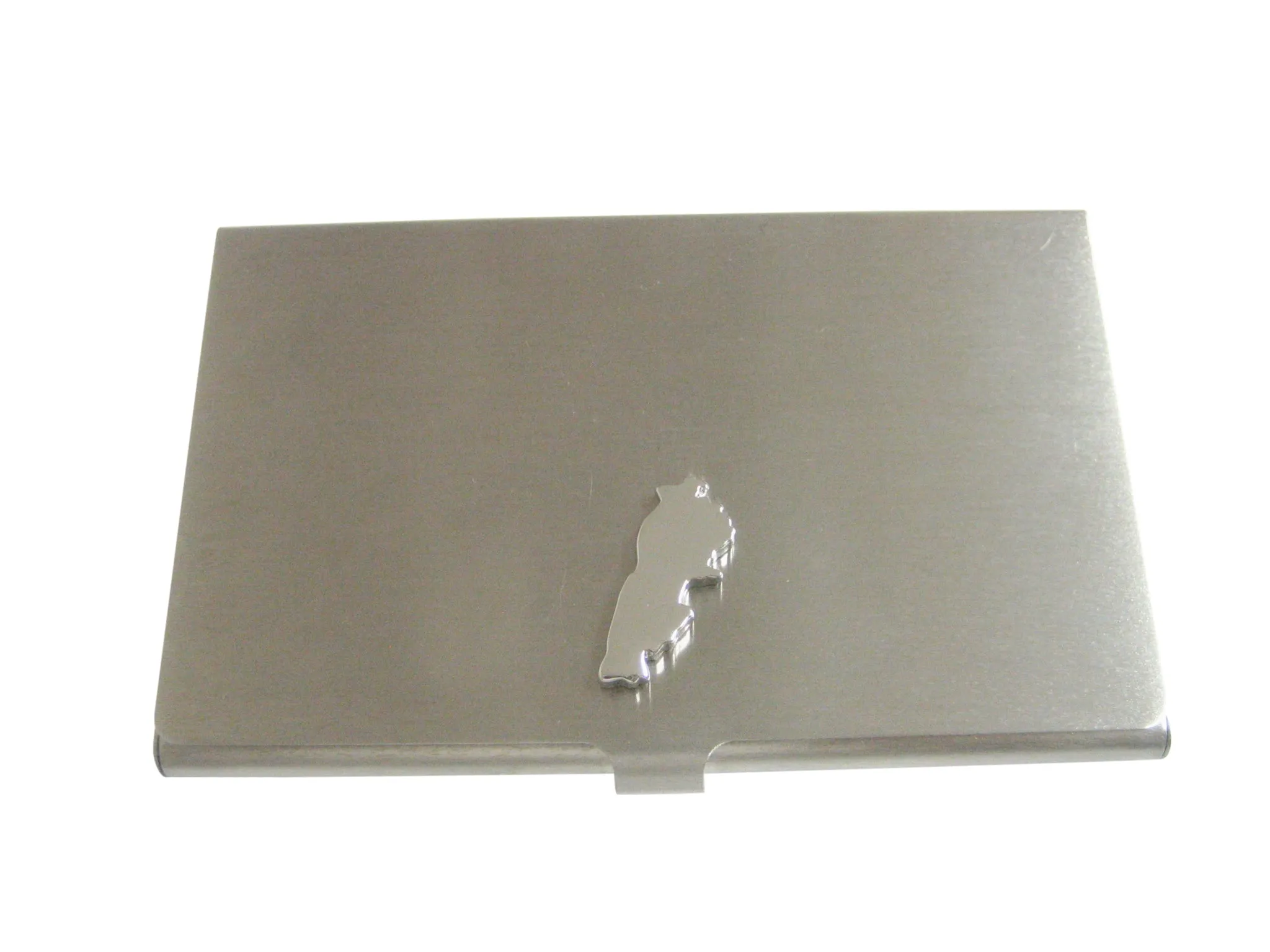 Lebanon Map Shape Pendant Business Card Holder