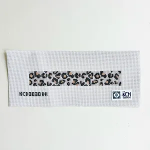 Leopard Key Fob Printed Canvas