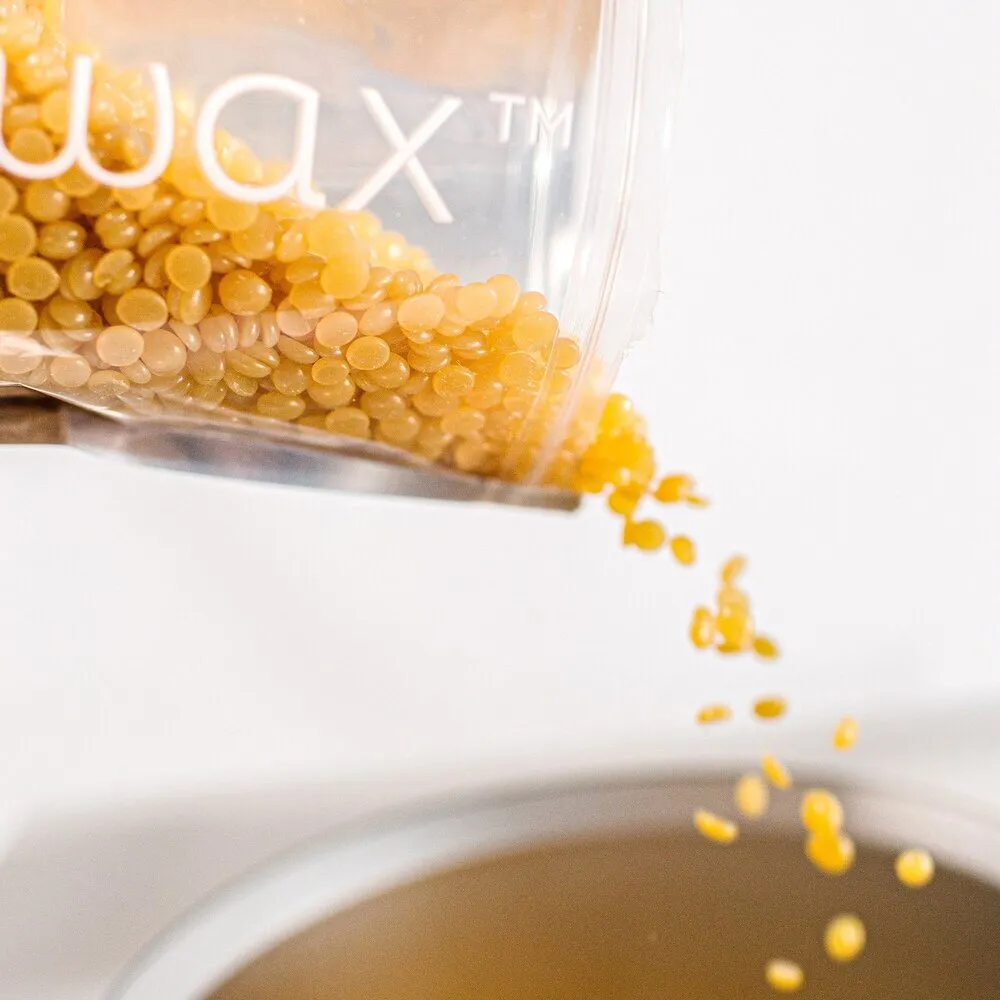 Liquid Gold - Stripless Hard Wax Beads / 2 lb Bag / Case of 4 Bags = 8 lbs Total by Dermwax