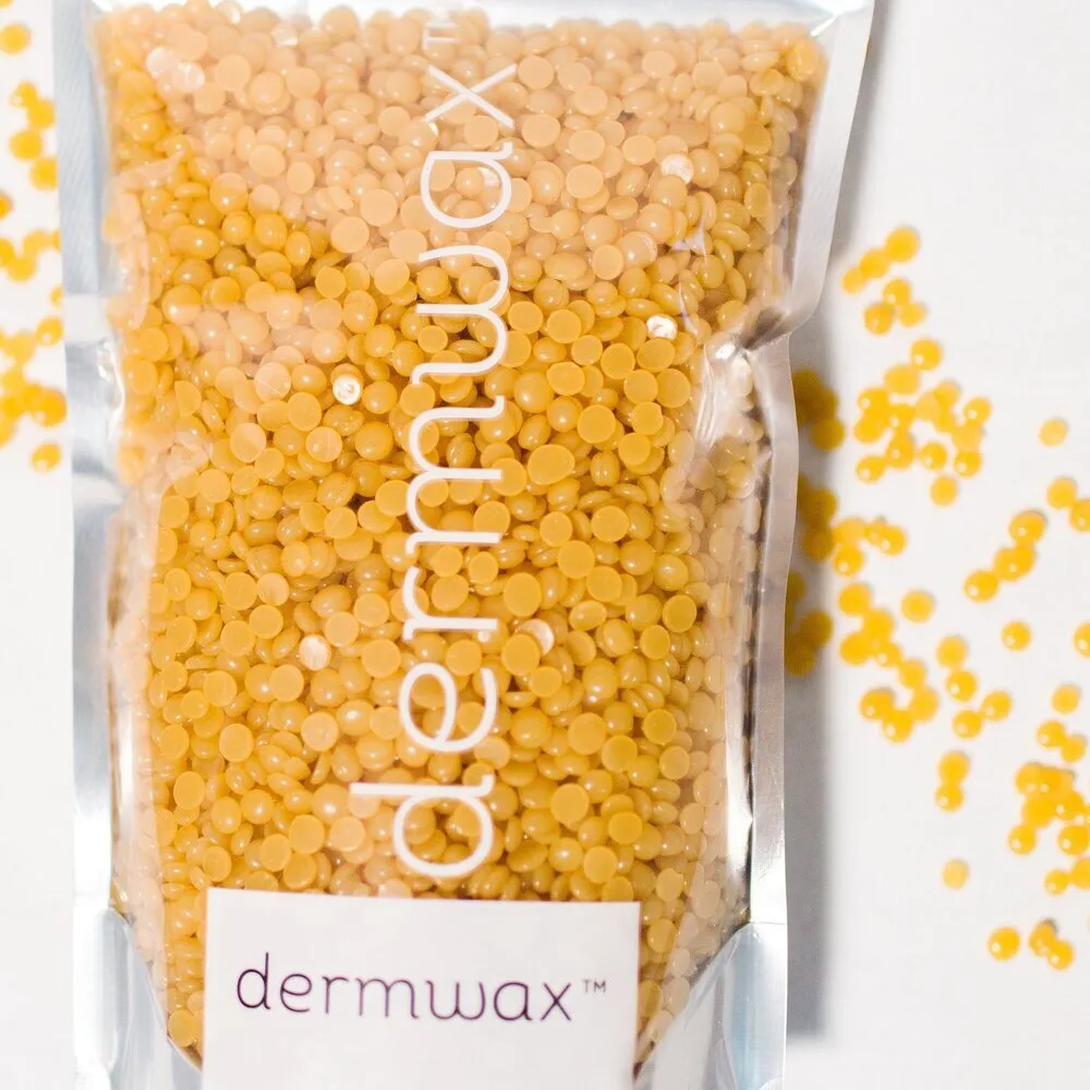 Liquid Gold - Stripless Hard Wax Beads / 2 lb Bag / Case of 4 Bags = 8 lbs Total by Dermwax