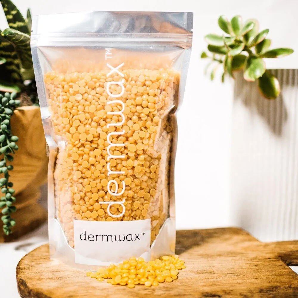 Liquid Gold - Stripless Hard Wax Beads / 2 lb Bag / Case of 4 Bags = 8 lbs Total by Dermwax