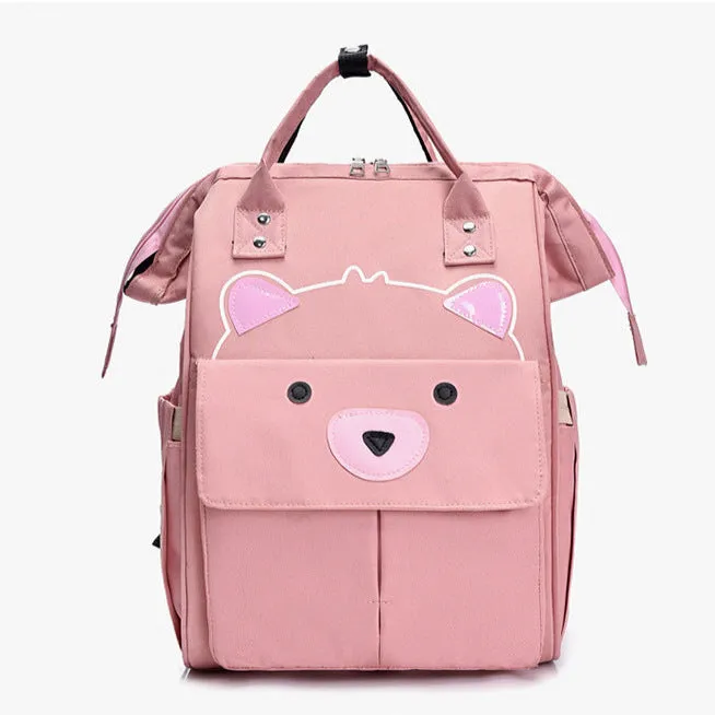 Little Adventures Bear Diaper Bag (Colors)