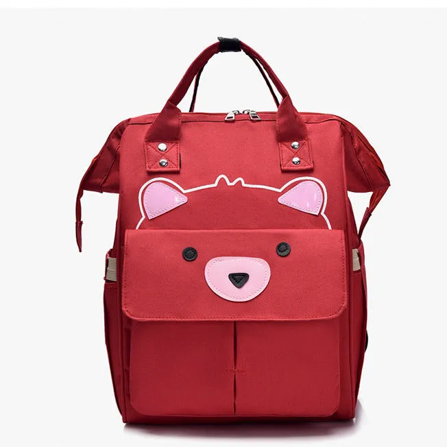 Little Adventures Bear Diaper Bag (Colors)