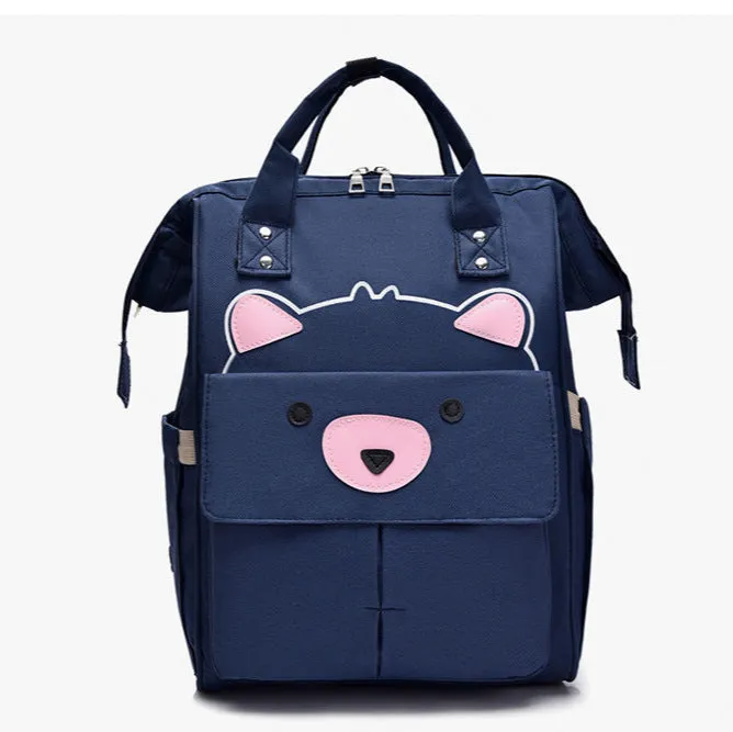 Little Adventures Bear Diaper Bag (Colors)