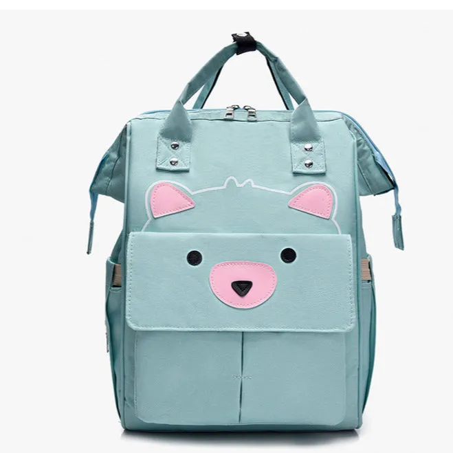Little Adventures Bear Diaper Bag (Colors)
