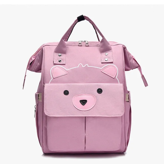 Little Adventures Bear Diaper Bag (Colors)