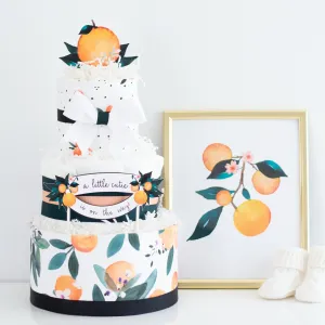 Little Clementine Diaper Cake - SKU:  DCBG1005