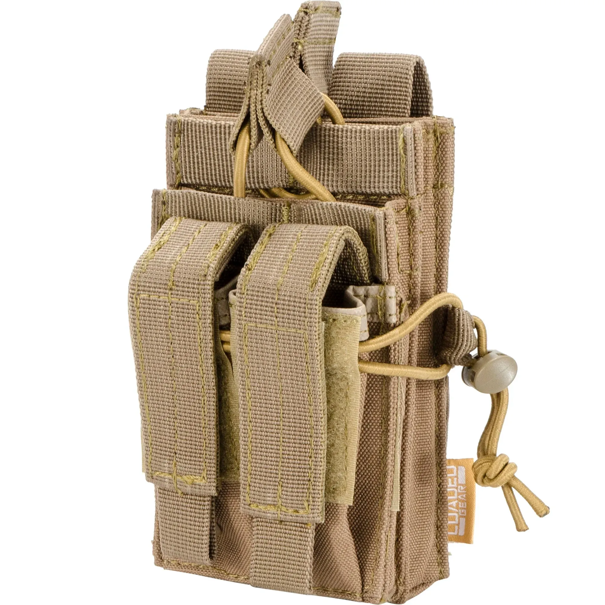Loaded Gear CX-950 Dual Stacked Rifle and Handgun Mag Pouches | OD Green, Dark Earth | BI13016, BI13014