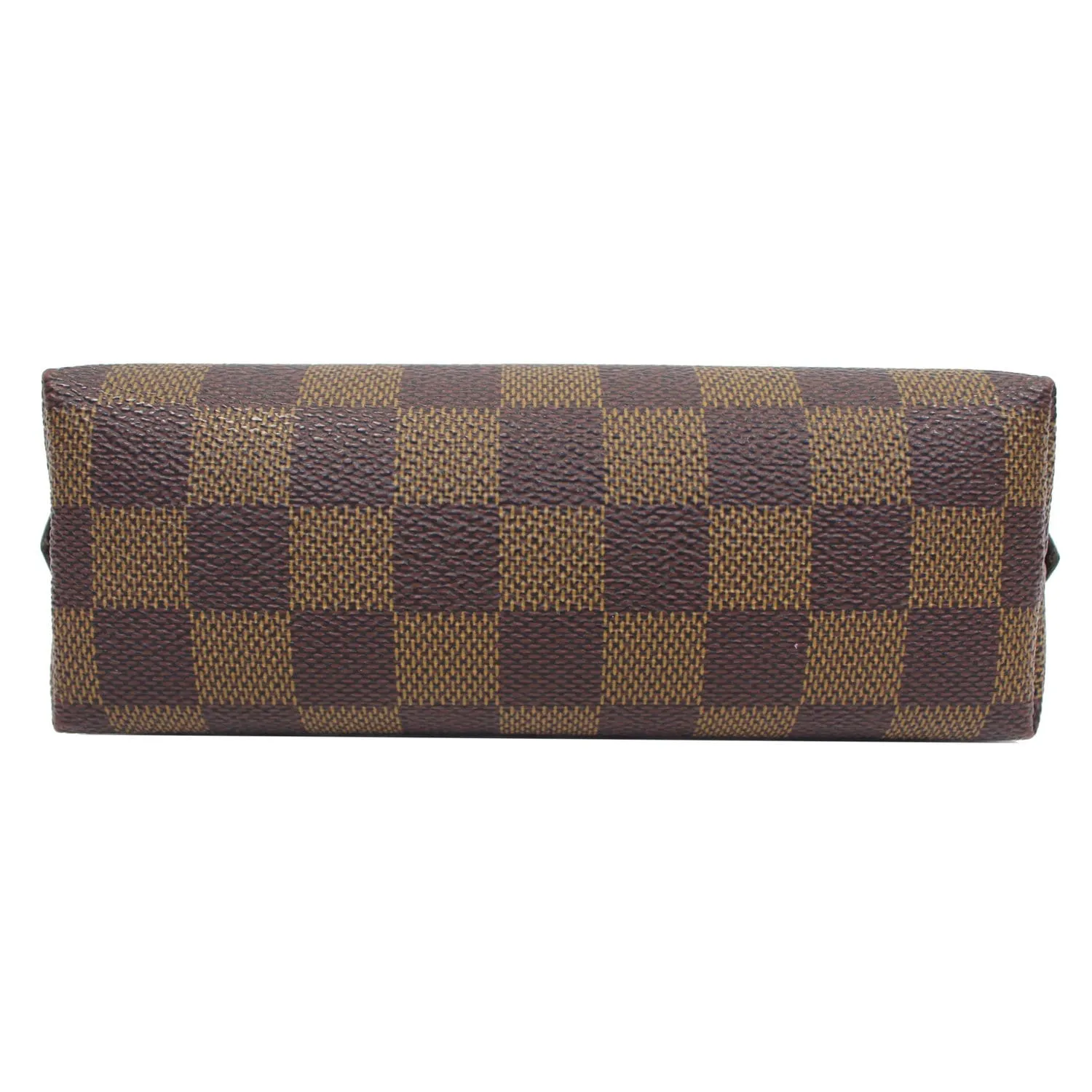 LOUIS VUITTON Damier Ebene Cosmetic Pouch Brown