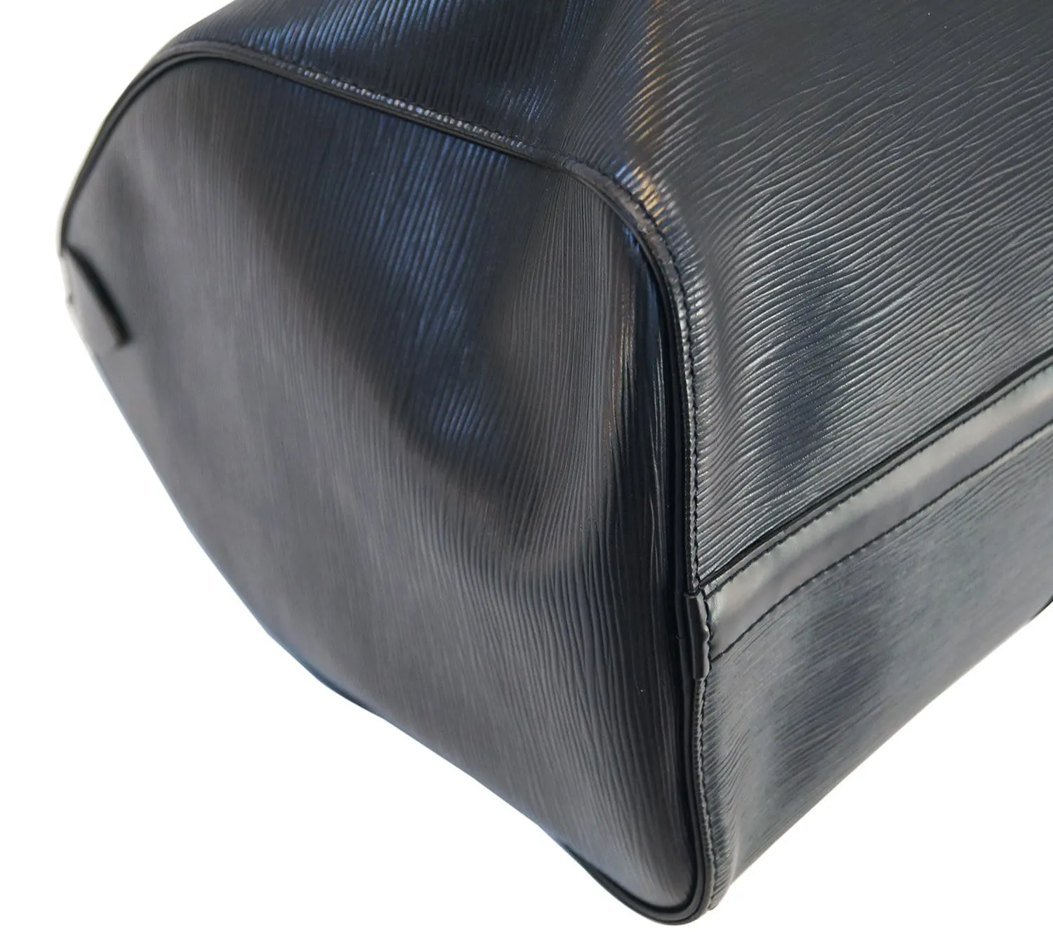LOUIS VUITTON Epi Leather Black Keepall 45 Travel Boston Bag