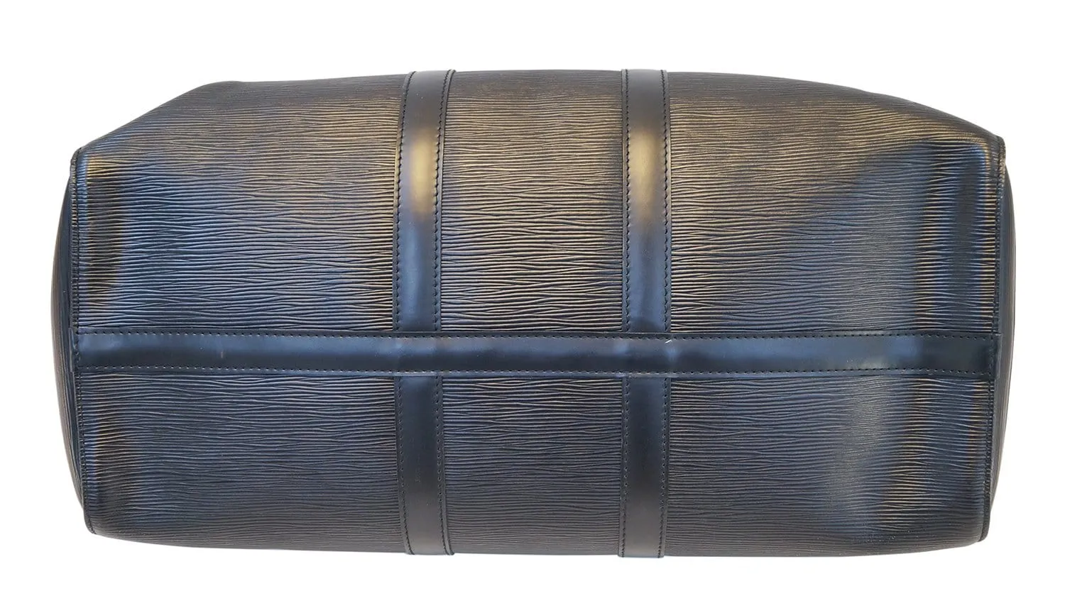 LOUIS VUITTON Epi Leather Black Keepall 45 Travel Boston Bag