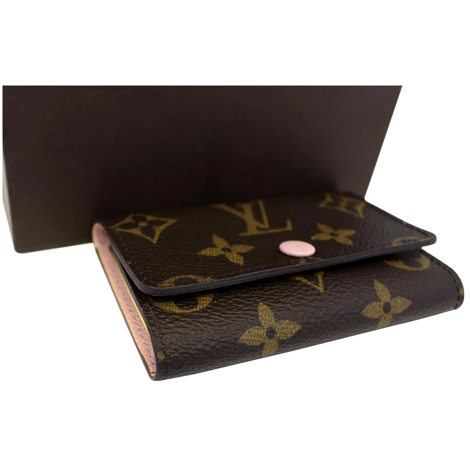 LOUIS VUITTON Monogram Canvas 6 Key Holder Rose Ballerine