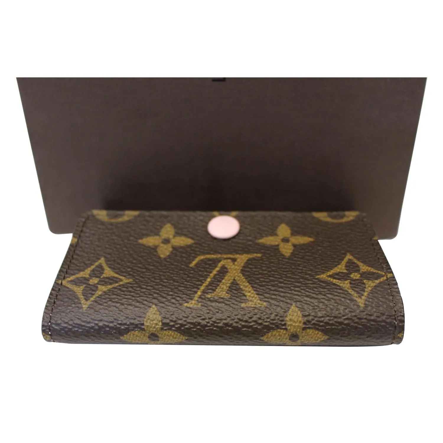 LOUIS VUITTON Monogram Canvas 6 Key Holder Rose Ballerine