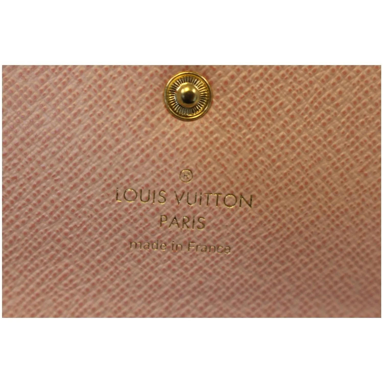 LOUIS VUITTON Monogram Canvas 6 Key Holder Rose Ballerine