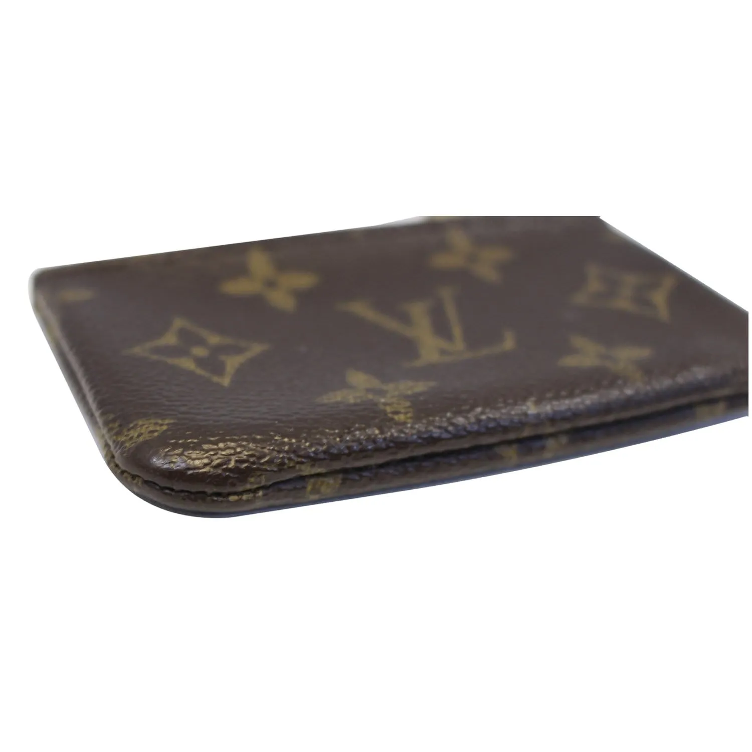 LOUIS VUITTON Monogram Canvas Pochette Key Cles Coin Case