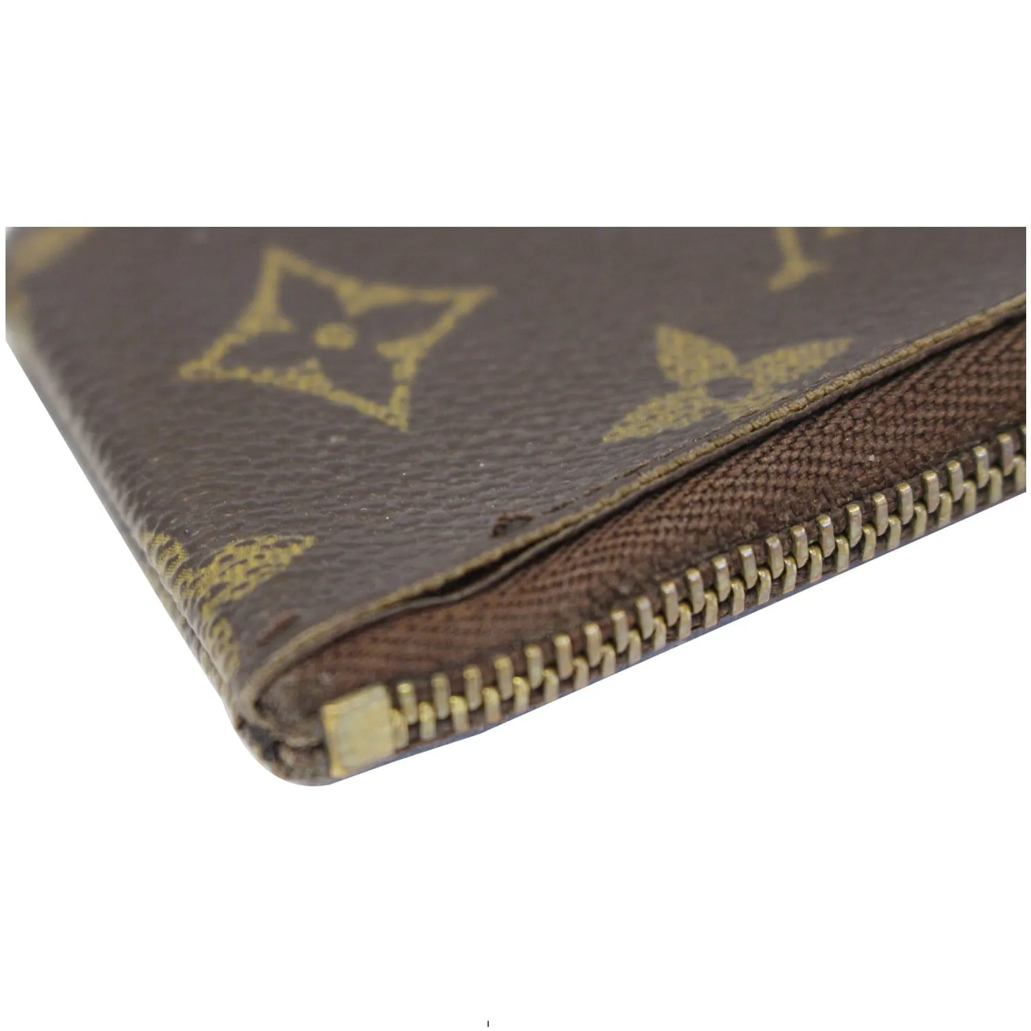 LOUIS VUITTON Monogram Canvas Pochette Key Cles Coin Case
