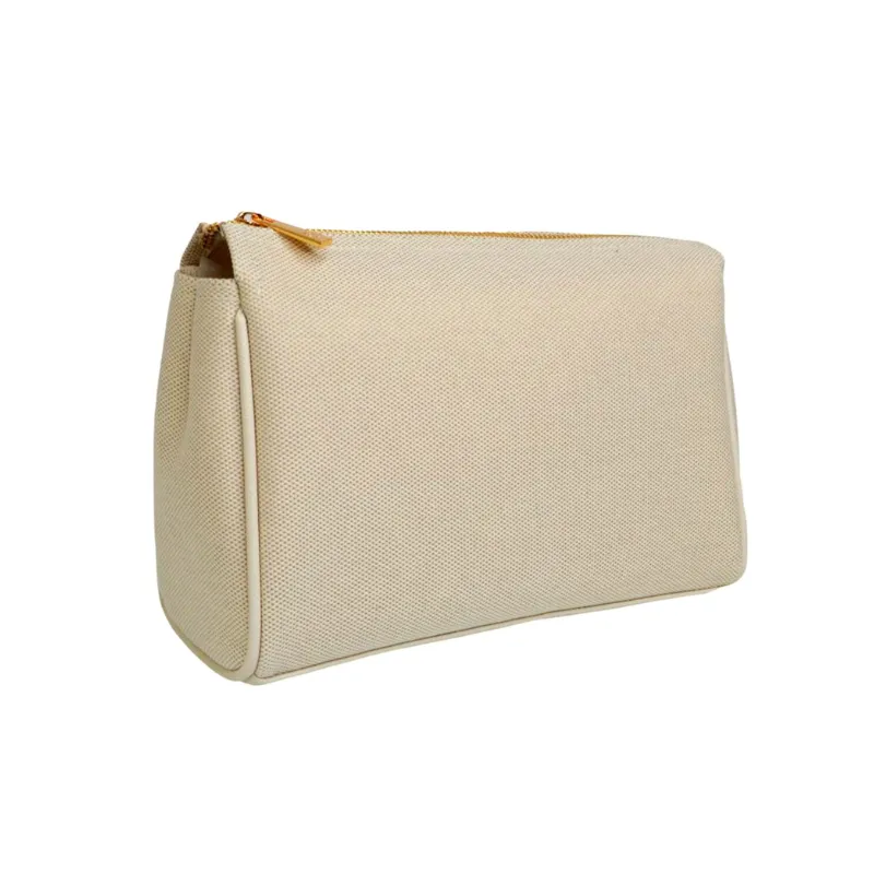 Luxe Linen Pouches - Beige
