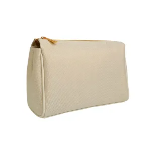 Luxe Linen Pouches - Beige