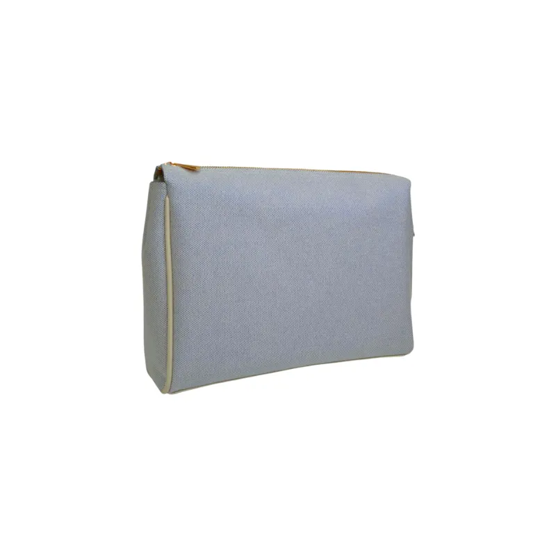 Luxe Linen Pouches - Blue