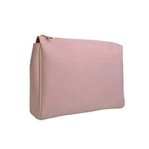 Luxe Linen Pouches - Pink