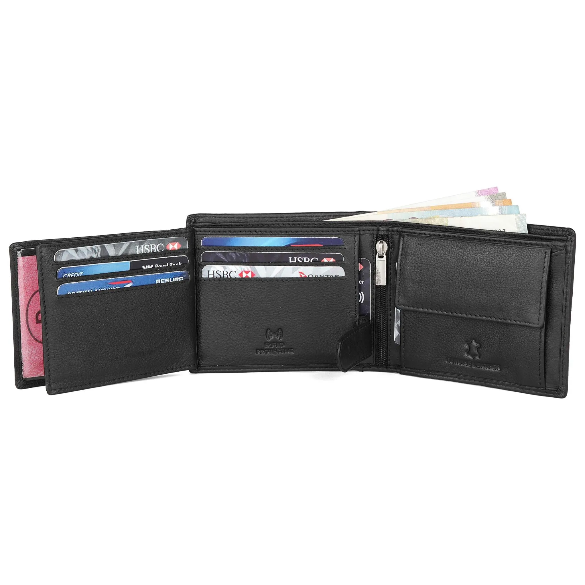 MACON Leather Wallet & Pen Gift Hamper for Men