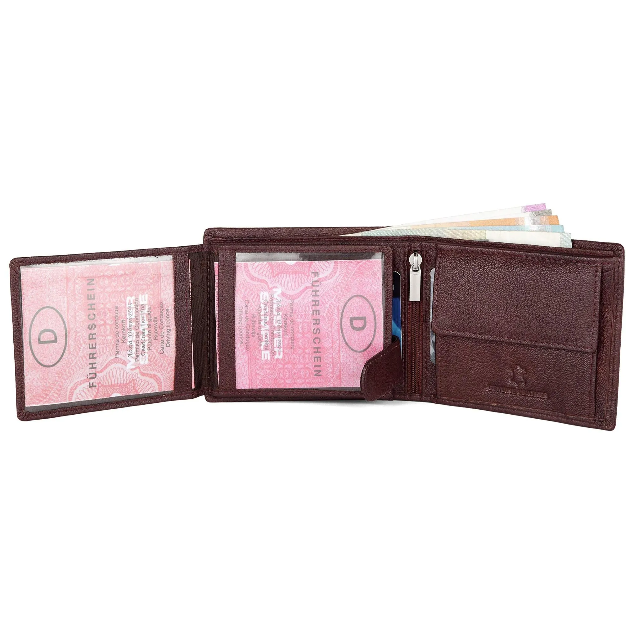 MACON Leather Wallet & Pen Gift Hamper for Men