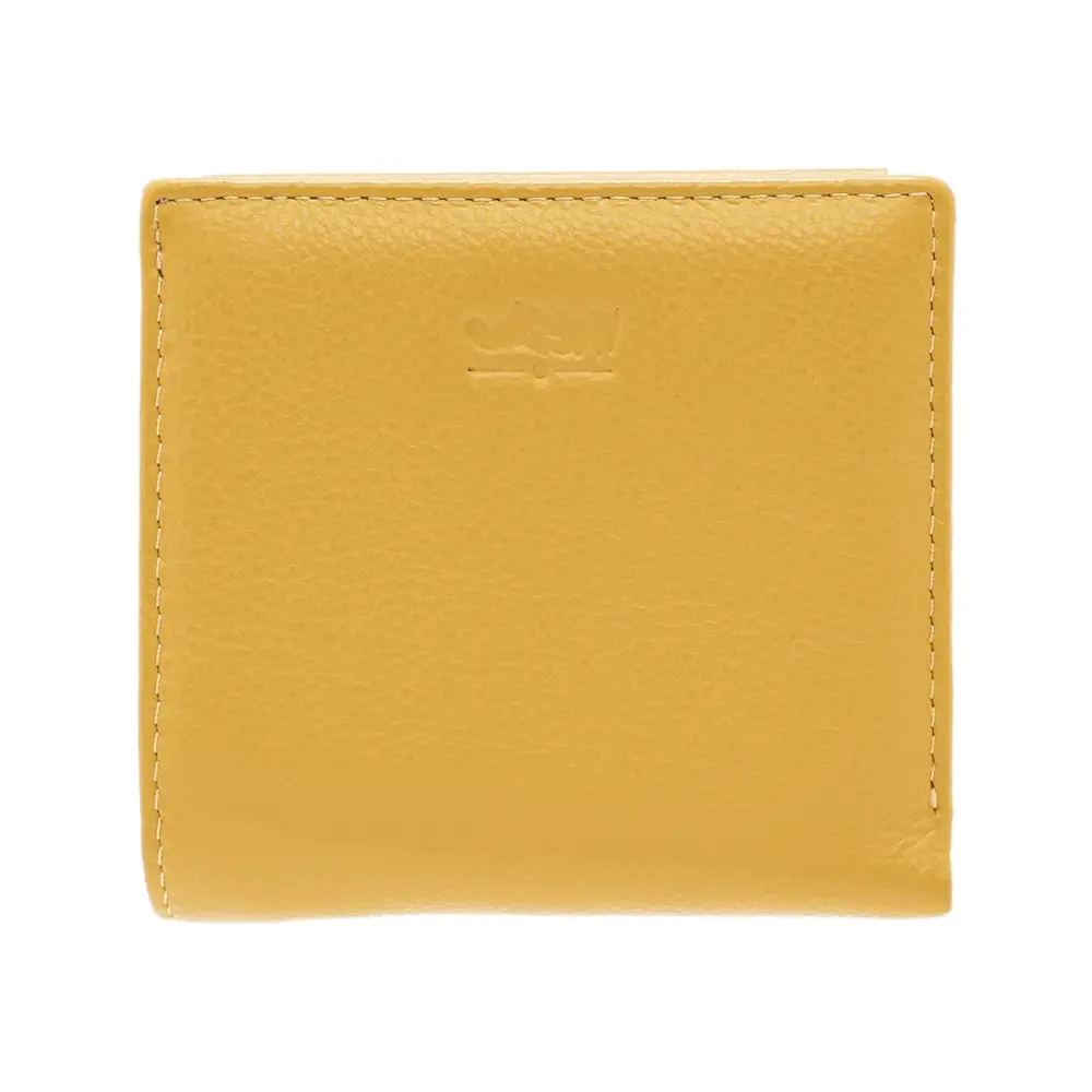 Magnetic Button Bi-Fold Wallet