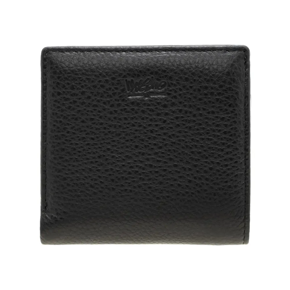 Magnetic Button Bi-Fold Wallet