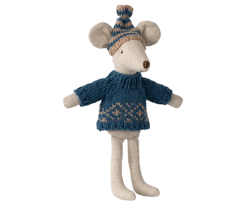 MAILEG KNITTED SWEATER   HAT || DAD MOUSE