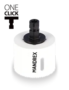 Mandrex MHB6Q019B FineXcut M42 8% Cobalt 19mm Bi-Metal Hole Saw c/w Adaptor