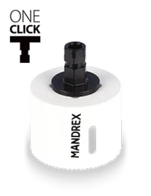 Mandrex MHB6Q019B FineXcut M42 8% Cobalt 19mm Bi-Metal Hole Saw c/w Adaptor