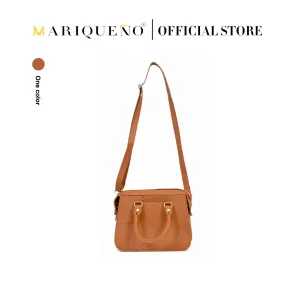 MARGAUX Top Handle Sling Bag in Tan Brown
