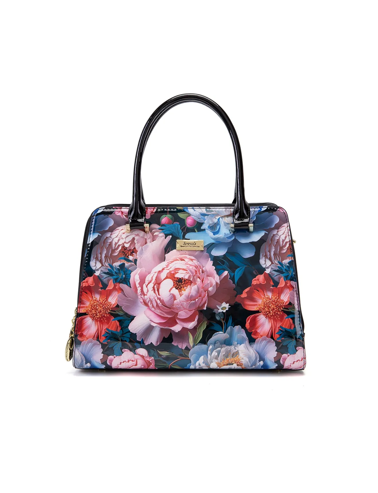 MARGUERITE GRIP HANDLE LEATHER BAG- SF14-0343