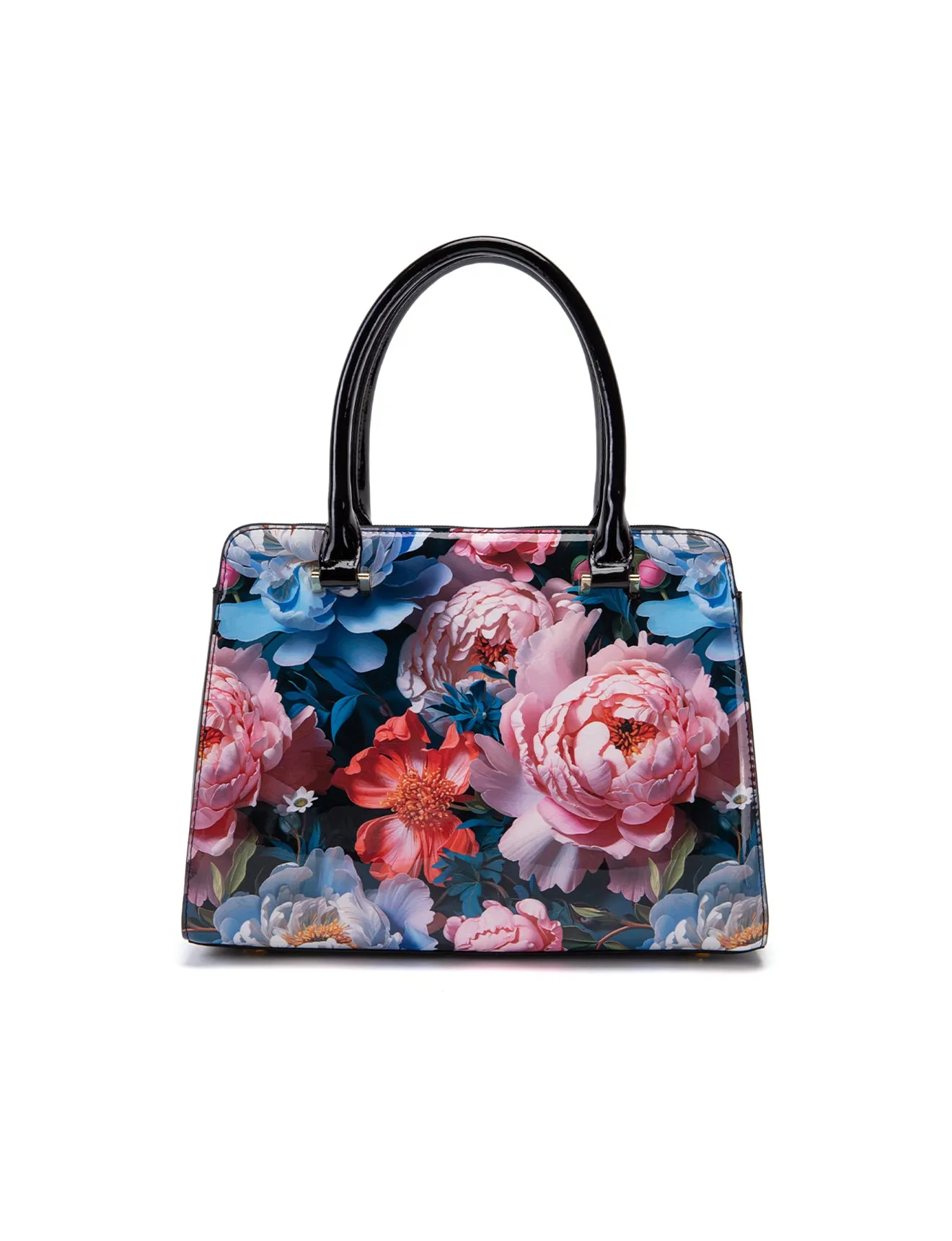 MARGUERITE GRIP HANDLE LEATHER BAG- SF14-0343