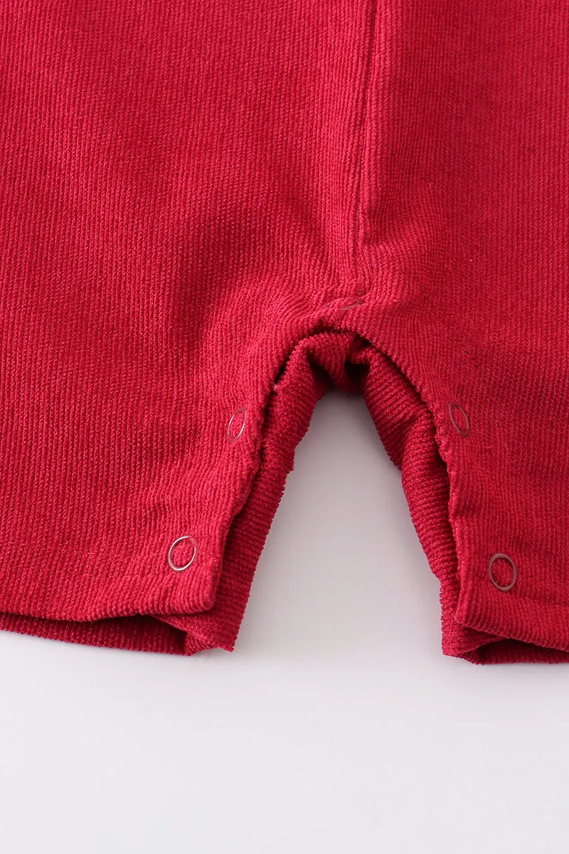 Maroon corduroy boy jonjon