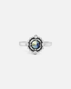 Melee Halo / E11 Bi-Color Sapphire