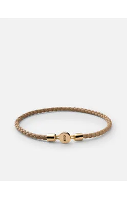 Miansai Nexus Leather Bracelet Natural