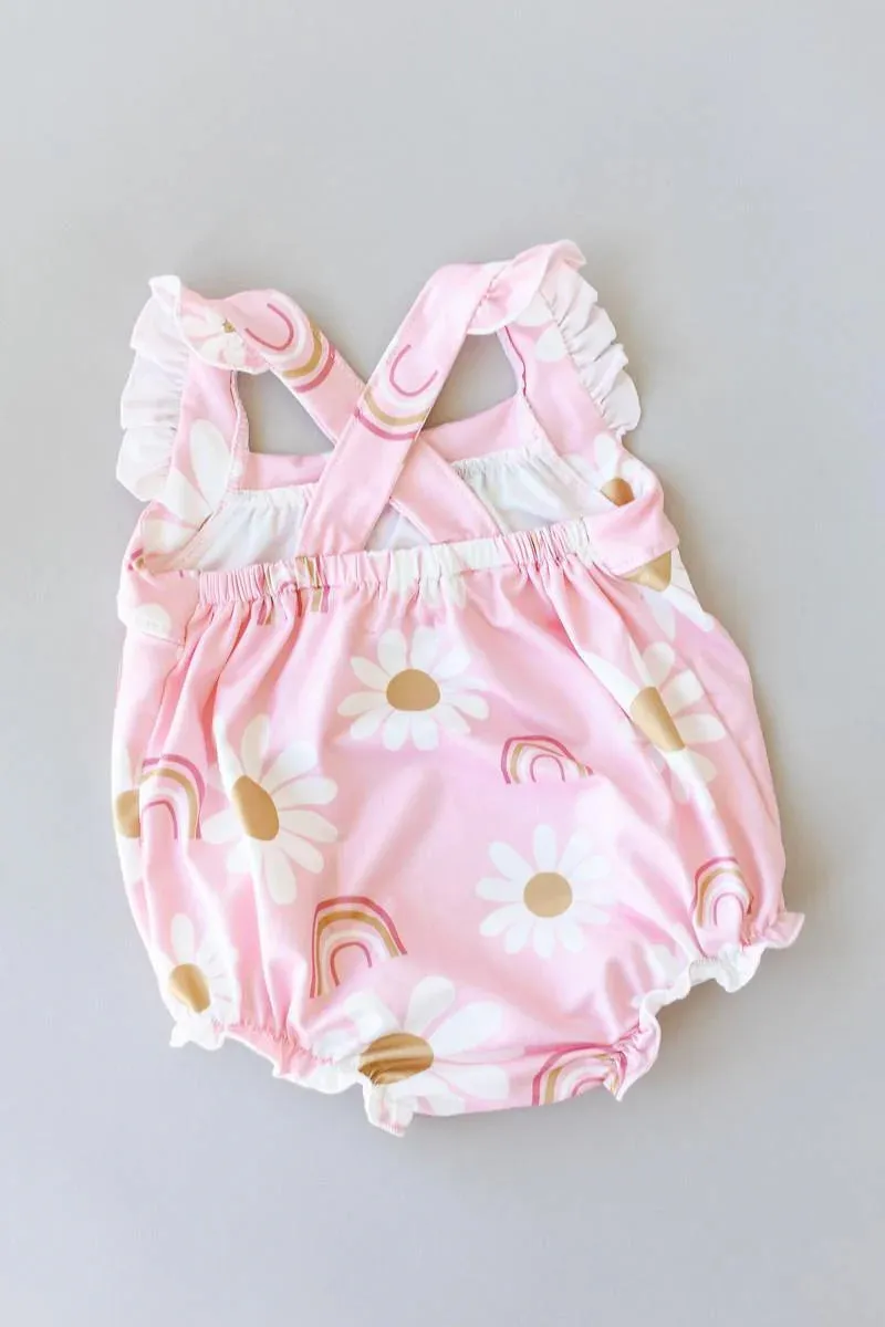 Mila & Rose You Are My Sunshine Cross Back Romper