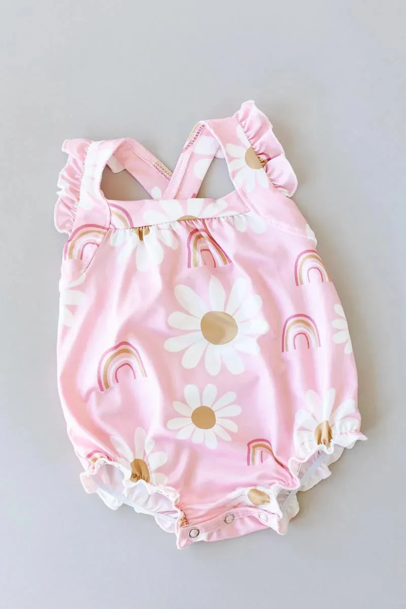 Mila & Rose You Are My Sunshine Cross Back Romper