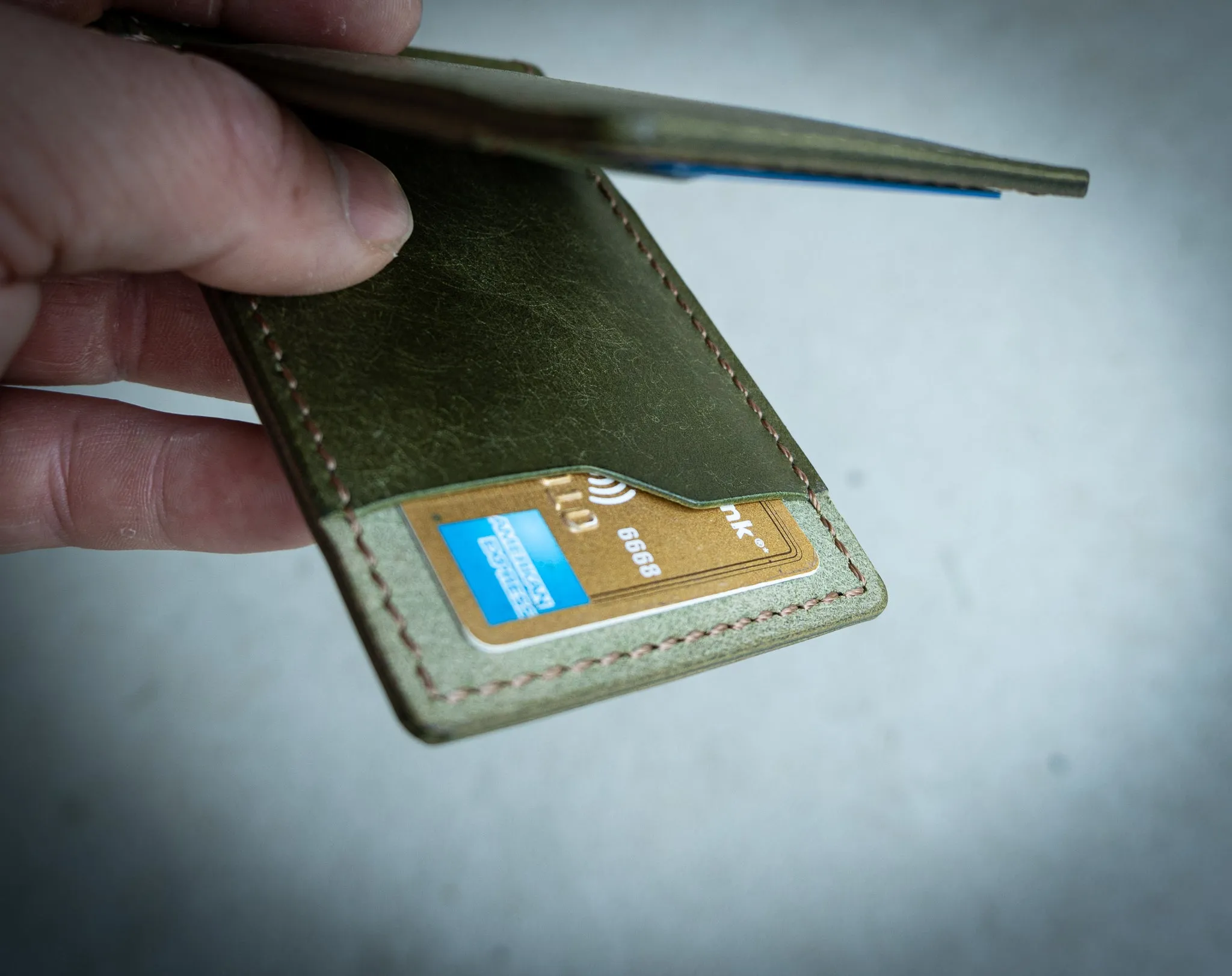 Money Clip Wallet - Olive Pueblo